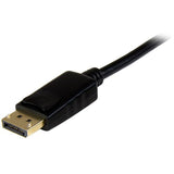 StarTech.com 16.4ft (5m) DisplayPort to HDMI Cable - 4K 30Hz - DisplayPort to HDMI Adapter Cable - DP 1.2 to HDMI Monitor Cable Converter - Latching DP Connector - Passive DP to HDMI Cord
