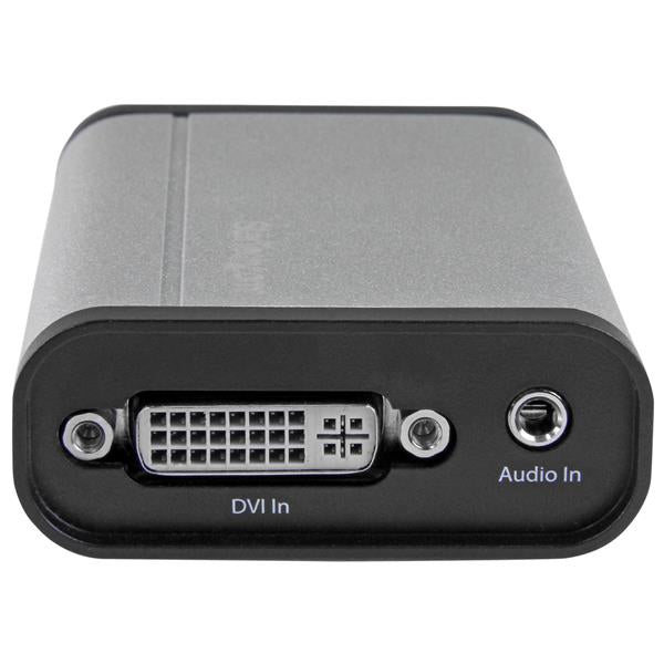StarTech.com USB 3.0 Capture Device for High-Performance DVI Video - 1080p 60fps - Aluminum - TAA