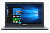 ASUS Vivobook Max X541NA-QC2-CB laptop Intel® Celeron® N3350 39.6 cm (15.6") HD 4 GB DDR3L-SDRAM 1 TB HDD Wi-Fi 4 (802.11n) Windows 10 Home Silver