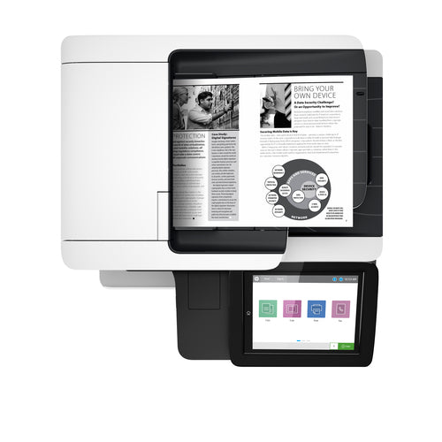 HP LaserJet Enterprise M528dn Wireless Multifunction Black and white Printer, Copier, Scanner; Duplex