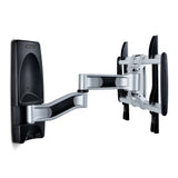 StarTech.com Articulating TV Wall Mount, VESA Wall Mount, Supports 26 to 65 inch/99lb/Flat/Curved TVs, Retractable Low Profile Wall Mount TV Bracket, Adjustable Corner TV Wall Mount - TAA