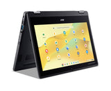 Acer Chromebook R757T-C9VH Intel® N N150 Hybrid (2-in-1) 29.5 cm (11.6") Touchscreen HD 8 GB LPDDR5x-SDRAM 64 GB Flash Wi-Fi 7 (802.11be) ChromeOS Black