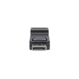 Manhattan DisplayPort 1.1 to HDMI Adapter, 1080p@60Hz, Male to Female, Black, DP With Latch, Not Bi-Directional, Three Year Warranty