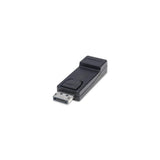 Manhattan DisplayPort 1.1 to HDMI Adapter, 1080p@60Hz, Male to Female, Black, DP With Latch, Not Bi-Directional, Three Year Warranty