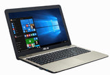 ASUS Vivobook Max R541NA-RS01 Intel® Celeron® N3350 Laptop 39.6 cm (15.6") HD 4 GB DDR3L-SDRAM 500 GB HDD Windows 10 Home Black, Chocolate