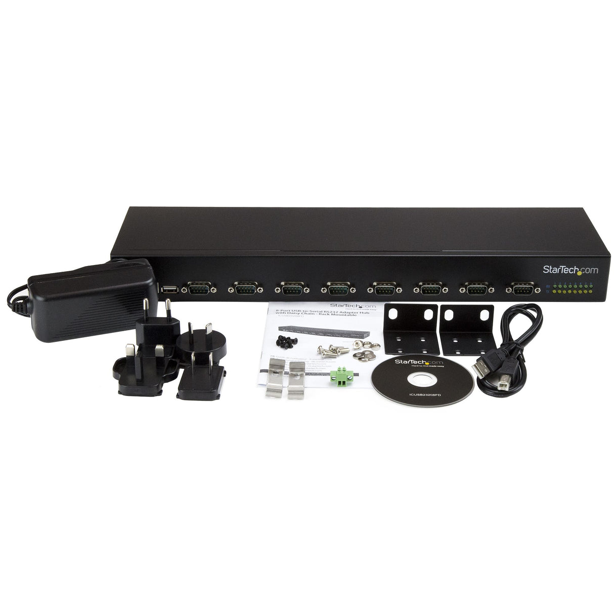 StarTech.com 8-Port USB-to-Serial Adapter Hub - TAA