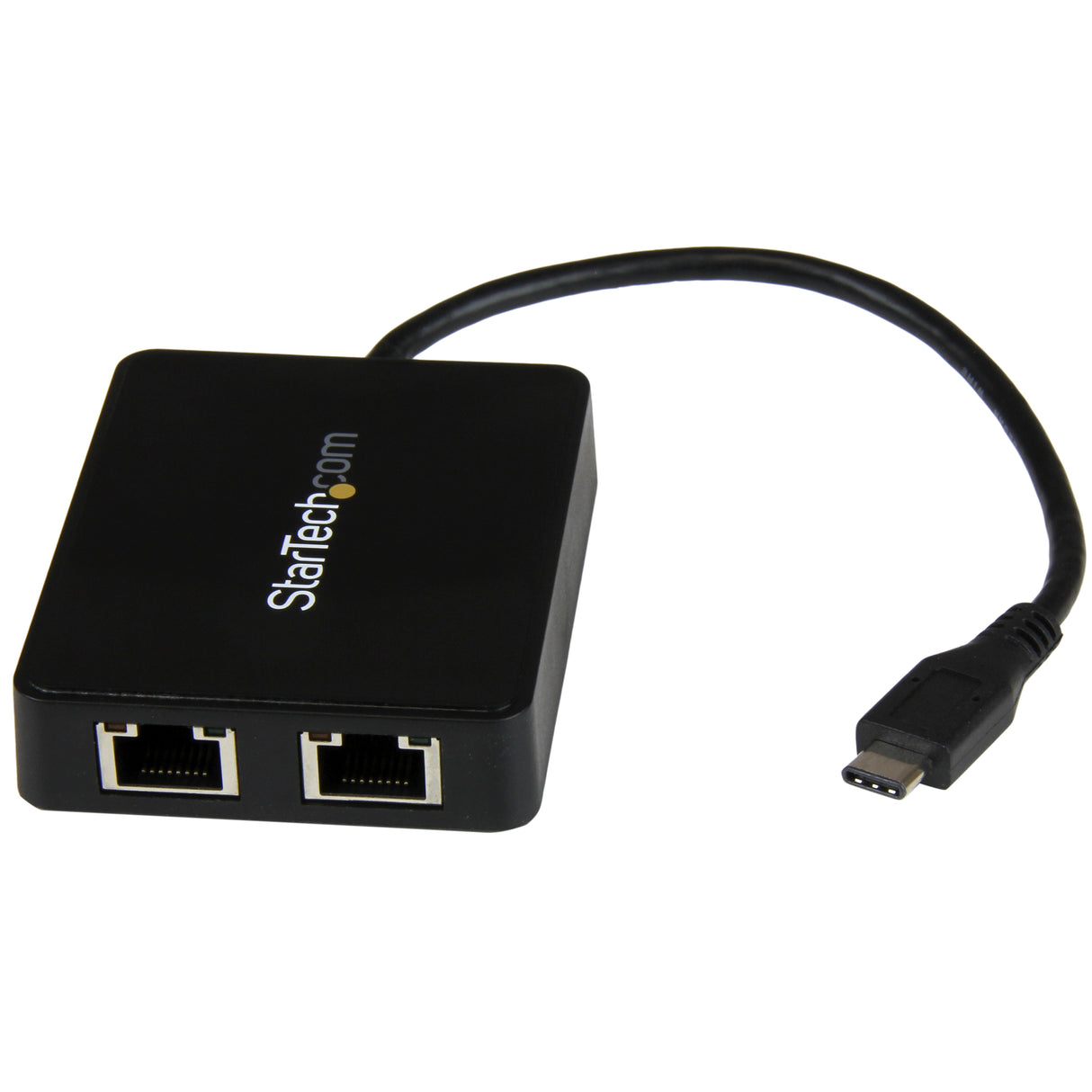 StarTech.com USB-C to Dual Gigabit Ethernet Adapter with USB 3.0 (Type-A) Port, USB Type-C Gigabit Network Adapter