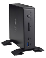 Shuttle Nano PC NC10U7 , Intel i7-8565U, 1x HDMI, 1x DP, 1x 2.5" bay, 1x M.2, 1x LAN, 1x COM, Wifi, 24/7 permanent operation, incl. VESA & Stand