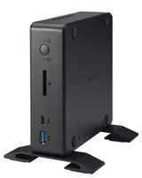 Shuttle Nano PC NC10U7 , Intel i7-8565U, 1x HDMI, 1x DP, 1x 2.5" bay, 1x M.2, 1x LAN, 1x COM, Wifi, 24/7 permanent operation, incl. VESA & Stand