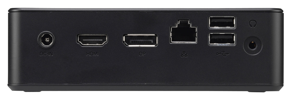 Shuttle Nano PC NC10U5 , Intel i5-8265U, 1x HDMI, 1x DP, 1x 2.5" bay, 1x M.2, 1x LAN, 1x COM, Wifi, 24/7 permanent operation, incl. VESA & Stand