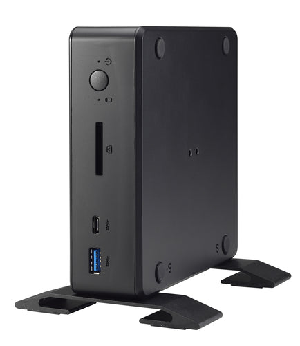 Shuttle Nano PC NC10U7 , Intel i7-8565U, 1x HDMI, 1x DP, 1x 2.5" bay, 1x M.2, 1x LAN, 1x COM, Wifi, 24/7 permanent operation, incl. VESA & Stand