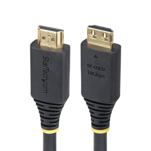 StarTech.com 10ft (3m) High Speed HDMI Cable with Gripping Connectors, 4K 60Hz/1440p 144Hz, HDR10/HDCP 2.2/ARC, 18Gbps, UHD HDMI Cord for TV/Monitor/Display, TPE Jacket