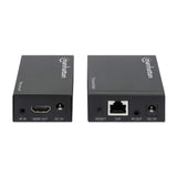 Manhattan 207584 AV extender AV transmitter & receiver Black