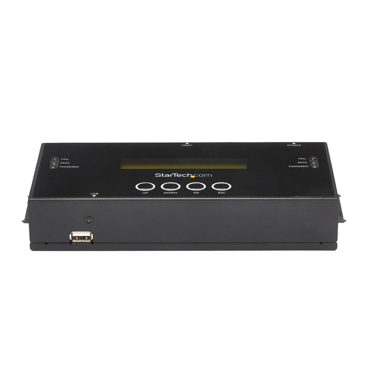 StarTech.com 1:1 Standalone Hard Drive Duplicator and Eraser, SAS and SATA HDD/SSD Cloner/Copier, Hard Disk Duplicator/Sanitizer, Harddrive Wiper, LCD Display, Toolless, No PC Required - TAA Compliant