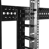 StarTech.com Vertical Cable Organizer with D-Ring Hooks - 20U - 2.8ft.