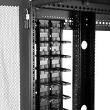 StarTech.com 2-Pack 20U Vertical Server Rack Cable Management with D-Ring Hooks, 40U Network Rack Cord Manager Panels, 2x 3ft (91cm) Wire Organizers