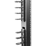 StarTech.com 2-Pack 20U Vertical Server Rack Cable Management with D-Ring Hooks, 40U Network Rack Cord Manager Panels, 2x 3ft (91cm) Wire Organizers