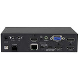 StarTech.com Multi-Input HDBaseT Extender with Built-in Switch - DisplayPort, VGA and HDMI Over CAT5e or CAT6 - Up to 4K - TAA