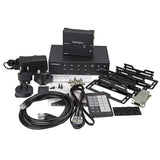StarTech.com Multi-Input HDBaseT Extender with Built-in Switch - DisplayPort, VGA and HDMI Over CAT5e or CAT6 - Up to 4K - TAA