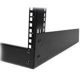 StarTech.com 12U 19" Desktop Open Frame Rack - 2 Post Free-Standing Network Rack Switch Depth for Patch Panel/Data/AV/Communication/Studio Equipment 110lb(50kg) Capacity w/Cage Nuts/Screws - TAA