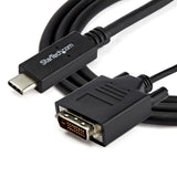 StarTech.com 6.6 ft (2m) USB-C to DVI Cable - 1920 x 1200 - Black