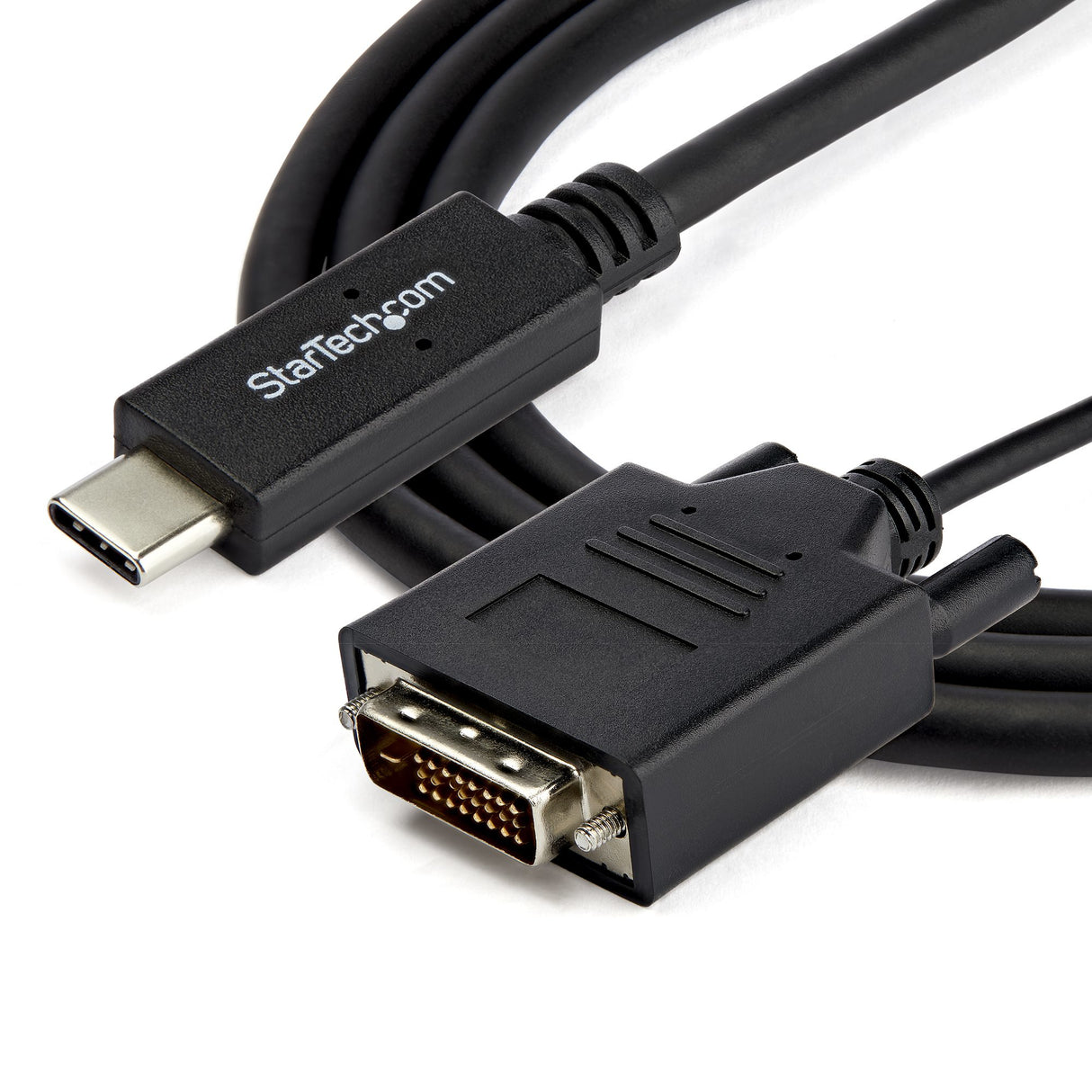 StarTech.com 3.3 ft (1m) USB-C to DVI Cable - 1920 x 1200 - Black