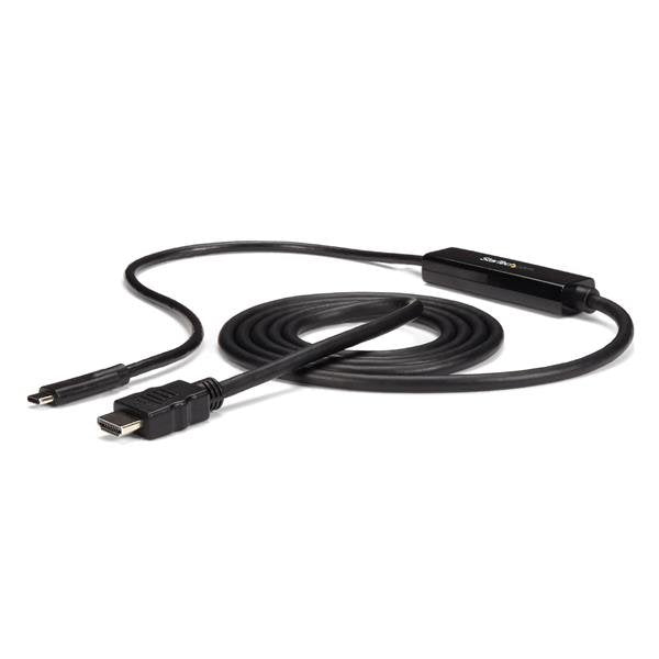 StarTech.com 3ft (1m) USB C to HDMI Cable - 4K 30Hz USB Type-C to HDMI Video Display Converter - USB-C DP Alt Mode to HDMI Monitor Adapter Cord - Thunderbolt Compatible