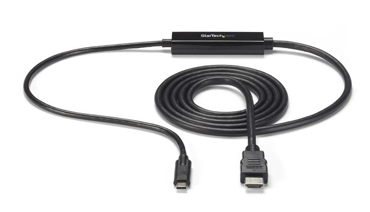 StarTech.com 3ft (1m) USB C to HDMI Cable - 4K 30Hz USB Type-C to HDMI Video Display Converter - USB-C DP Alt Mode to HDMI Monitor Adapter Cord - Thunderbolt Compatible