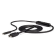 StarTech.com 6ft (2m) USB C to HDMI Cable - 4K 30Hz USB Type-C to HDMI Video Display Converter - USB-C DP Alt Mode to HDMI Monitor Adapter Cord - Thunderbolt Compatible