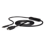 StarTech.com 6ft (2m) USB C to HDMI Cable - 4K 30Hz USB Type-C to HDMI Video Display Converter - USB-C DP Alt Mode to HDMI Monitor Adapter Cord - Thunderbolt Compatible