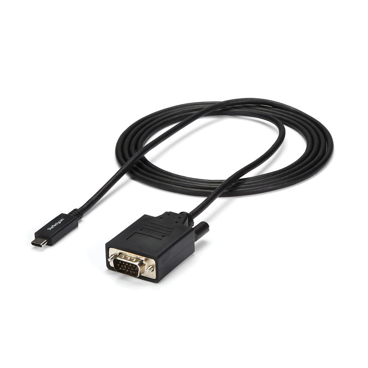 StarTech.com 6.6ft (2m) USB C to VGA Cable - 1920x1200/1080p USB Type C to VGA Video Active Adapter Cable - Thunderbolt Compatible - Laptop to VGA Monitor/Projector - DP Alt Mode HBR2