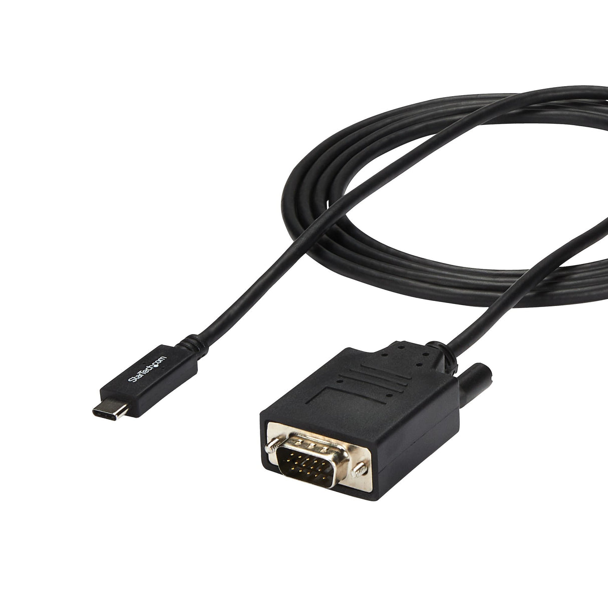 StarTech.com 6.6ft (2m) USB C to VGA Cable - 1920x1200/1080p USB Type C to VGA Video Active Adapter Cable - Thunderbolt Compatible - Laptop to VGA Monitor/Projector - DP Alt Mode HBR2