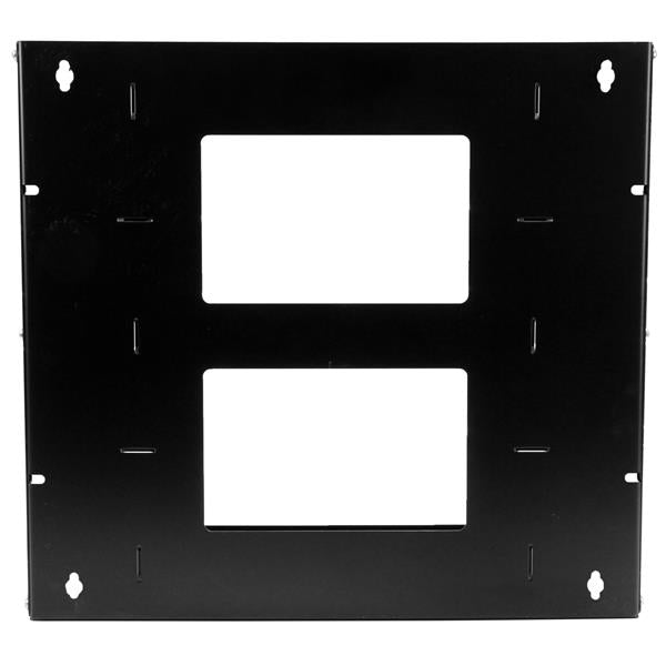 StarTech.com 2-Post 8U Open Frame Wall Mount Network Rack with Built-in Shelf, Wall Mount Data Rack with Adjustable Depth for AV / Computer / IT Equipment, Small Wall-Mount Server Rack - TAA Compliant