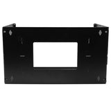 StarTech.com 2-Post 4U Open Frame Wall Mount Network Rack with Built-in Shelf, Wall Mount Data Rack with Adjustable Depth for AV / Computer / IT Equipment, Small Wall-Mount Server Rack - TAA Compliant