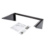 StarTech.com 6U Wall Mount Patch Panel Bracket – 19 in – Steel - Vertical Mounting Bracket for Networking and Data Equipment - TAA