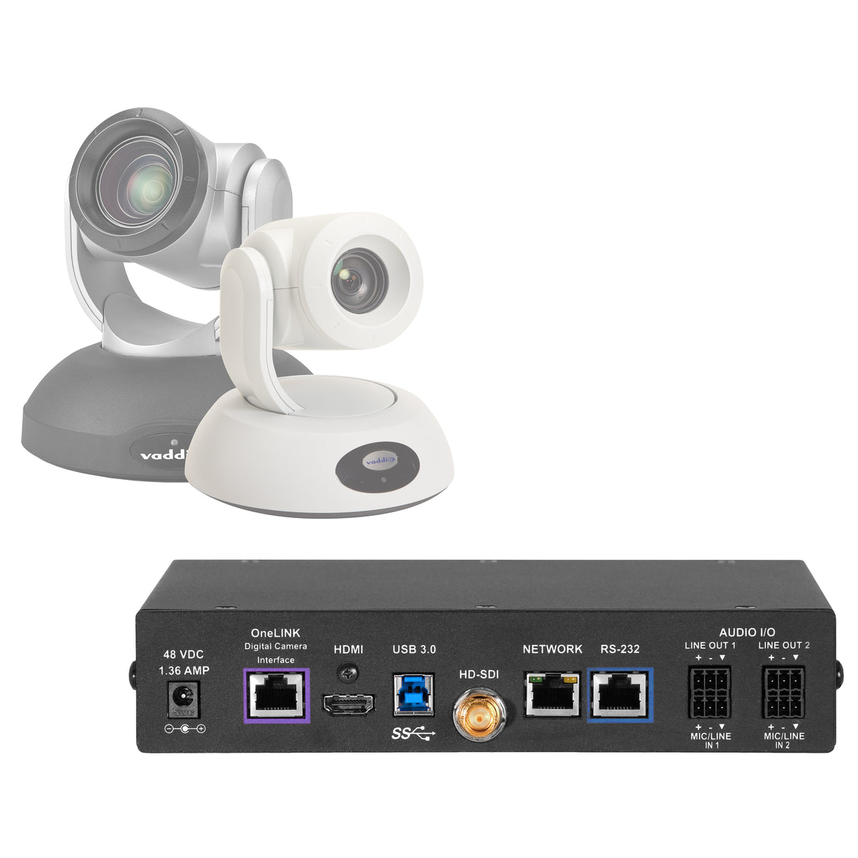 Vaddio Cisco Codec Kit for OneLINK Bridge to HDBaseT Cameras