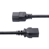 StarTech.com 6ft (1.8m) Heavy Duty Power Cord, C14 to C19, 15A 250V, 14AWG, Heavy Gauge PDU Power Cable, Replacement Server Power Cable, AC Power Cord, TAA Compliant, UL Listed