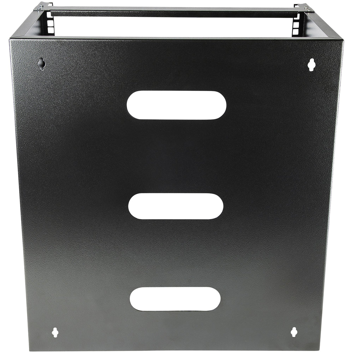 StarTech.com 12U Wall Mount Network Rack - 14 Inch Deep (Low Profile) - 19" Patch Panel Bracket for Shallow Server and IT Equipment, Network Switches - 125lbs/57kg Weight Capacity, Black - TAA