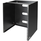 StarTech.com 12U Wall Mount Network Rack - 14 Inch Deep (Low Profile) - 19" Patch Panel Bracket for Shallow Server and IT Equipment, Network Switches - 125lbs/57kg Weight Capacity, Black - TAA