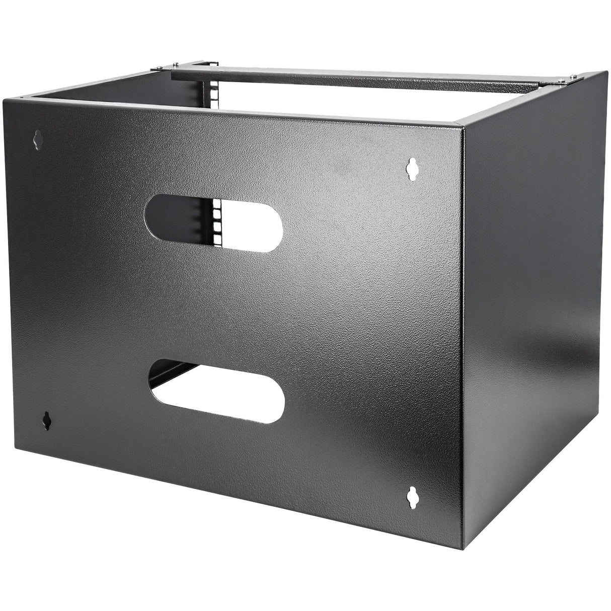 StarTech.com 8U Wall Mount Network Rack - 14 Inch Deep (Low Profile) - 19" Patch Panel Bracket for Shallow Server and IT Equipment, Network Switches - 80lbs/36kg Weight Capacity, Black - TAA