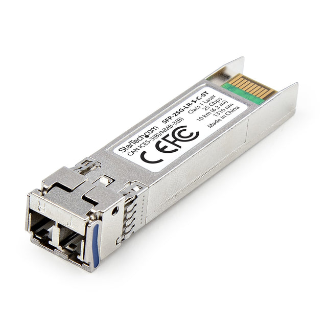 StarTech.com Cisco SFP-25G-LR-S Compatible SFP28 Module, 25Gbps Single Mode Fiber (SMF), 10km (6.2mi), LC Connector, 1310nm, MSA 25 Gigabit Optical Transceiver