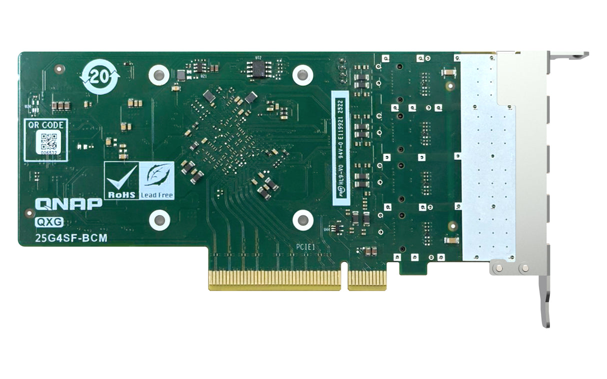 QNAP QXG-25G4SF-BCM network card Internal Fiber 25000 Mbit/s