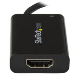 StarTech.com USB C to HDMI 2.0 Adapter with Power Delivery - 4K 60Hz USB Type-C to HDMI Display Video Converter - 60W PD Pass-Through Charging Port - Thunderbolt 3 Compatible - Black