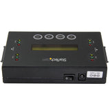 StarTech.com 1:1 Standalone Hard Drive and USB Flash Disk Duplicator and Eraser, USB Thumb Drive and SATA HDD/SSD Disk Cloner and Eraser, Hardrive Copier/Sanitizer/Wiper, LCD display, TAA