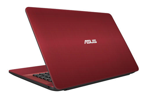 ASUS Vivobook Max X541NA-QC1-RD-CB laptop Intel® Celeron® N3350 39.6 cm (15.6") HD 4 GB DDR3L-SDRAM 1 TB HDD Wi-Fi 4 (802.11n) Windows 10 Home Red