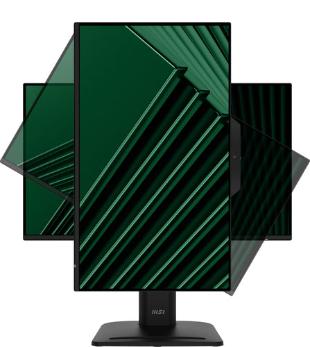 MSI Pro MP242PMG 23.8 Inch Monitor, FHD (1920 x 1080), 120Hz, IPS, 1ms, 1x HDMI 1.4b, 1x DP 1.2a, 1x D-Sub(VGA), 2xUSB 5Gbps Type-A, 1x USB 5Gbps Type-B, Built-in Speakers, Webcam, Anti-Glare, Anti-Flicker, Less Blue light, TÜV Certified, VESA...