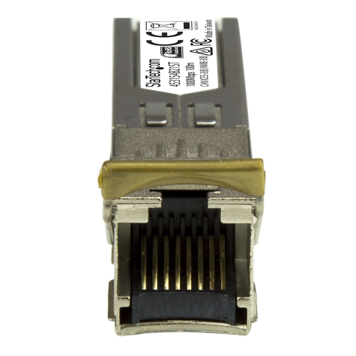 StarTech.com HPE 453154-B21 Compatible SFP Module - 1000BASE-T - SFP to RJ45 Cat6/Cat5e - 1GE Gigabit Ethernet SFP - RJ-45 100m - HPE 6120XG, 6120G, Flex Fabric - TAA