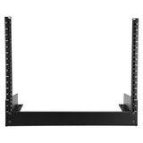 StarTech.com 2-Post 8U Desktop Server Rack, Small Open Frame 19in Computer Rack, Compact Network Rack for AV / Studio / Data / IT Equipment - Free Standing Two-Post Home/Office Rack - TAA