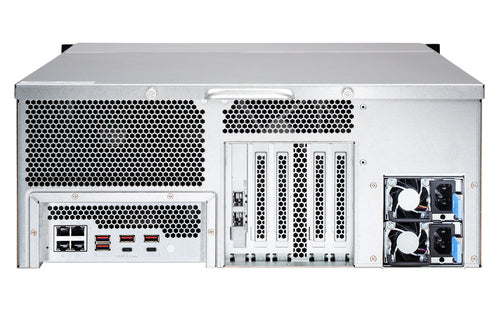 QNAP TS-2483XU-RP NAS Rack (4U) Intel® Xeon® E-2136 16 GB DDR4 0 TB QNAP QTS Black