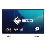 EIZO FlexScan EV4340X-BK computer monitor 108 cm (42.5") 3840 x 2160 pixels 4K Ultra HD LCD Black